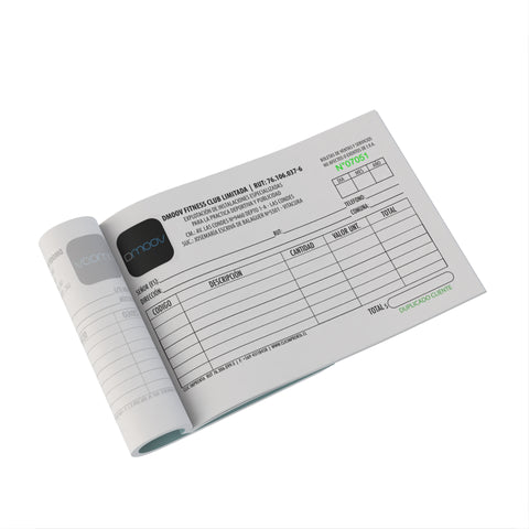 Pack 8 Talonarios 1/2 Carta autocopiativos