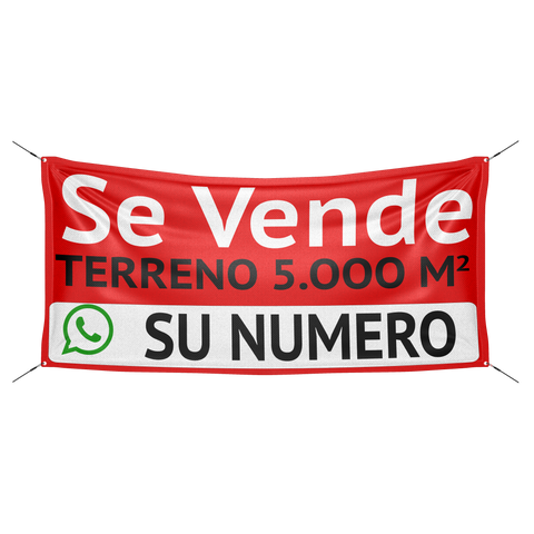 Letrero Personalizado Se Vende TERRENO m2 Clic Imprenta