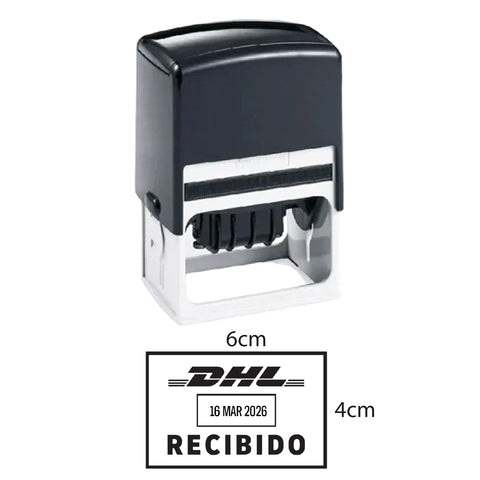 Timbre 946F Rectangular de 6 x 4 cm - Fechador