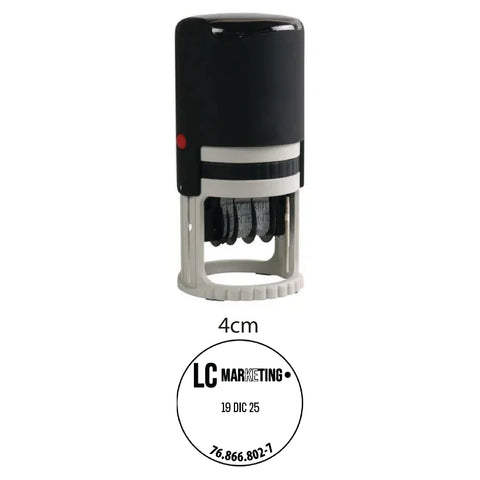 Timbre 940D Automático Circular de 4 cm -  Fechador