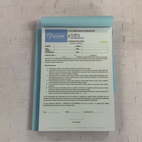 Pack 12 Talonarios 1/2 Carta autocopiativos