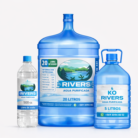 Etiquetas Para Bidones Agua Purificada Resistentes al Agua PVC