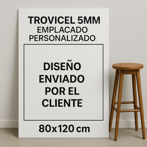 Trovicel 5mm Emplacado Personalizado Resistente