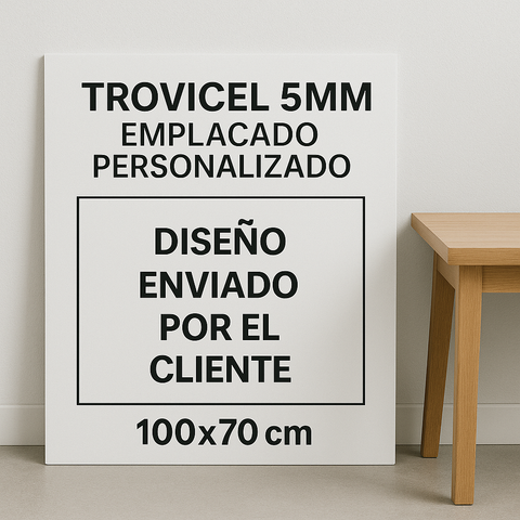 Trovicel 5mm Emplacado Personalizado Resistente