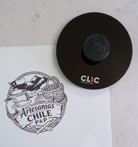 Timbre Personalizado Para Estampar Bolsas y Cajas