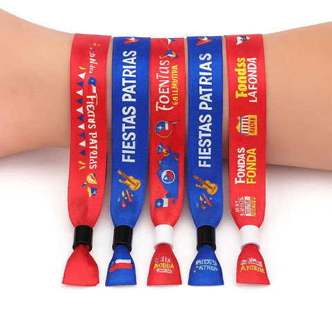 Pulseras de Tela Personalizadas – Full Color para Eventos y Festivales