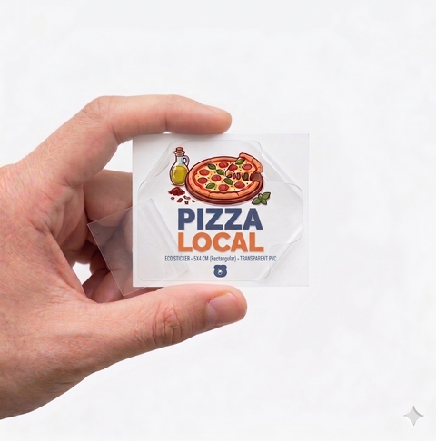300 Stickers Adhesivos PVC de 5cm
