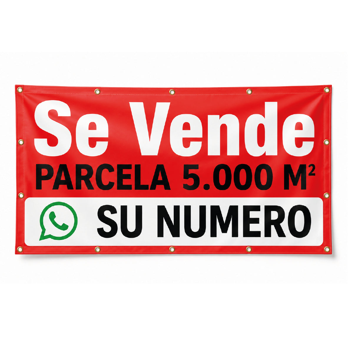 Letrero Personalizado Se Vende PARCELA m2 - Muy Pequeño 40x60 cm