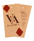 Pack 100 Etiquetas Papel Tags Ecologico Clic Imprenta