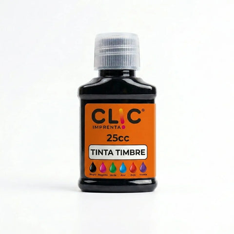 Timbre 911 Pequeño, Para 1 - 2 líneas de texto + Botella de Recarga de Tinta